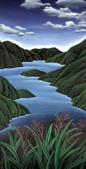 Fiordland Flax Canvas Print by Diana Adams