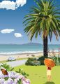 Langs Beach 1971 by Retro Posters