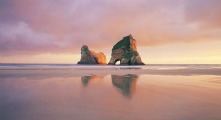 Archway Islands, Wharariki Beach, Golden Bay by Rob Brown