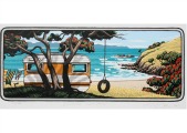 Caravan Window by Tony Ogle