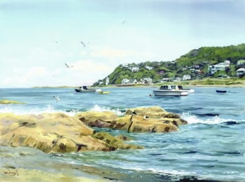 Island Bay by Ernest Papps