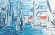 Regates A Deauville by Raoul Dufy