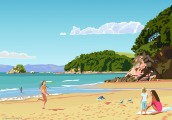 Kaiteriteri Beach 1962