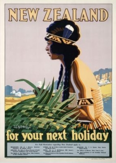 New Zealand - For your next holiday Vintage Poster