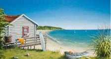 Bach by the Beach Canvas Print by Graham Young