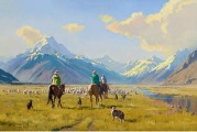 Mount Cook Muster Canvas Print by Simon Williams