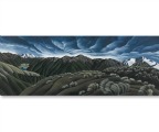 Vast Range Canvas Print by Diana Adams