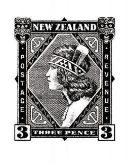Historical NZ Stamp Print - Wahine