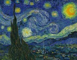 The Starry Night (Small) by Vincent Van Gogh