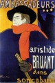 Ambassadeurs Artiside Bruant by Henri Toulouse-Lautrec