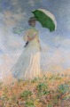 Woman with Umbrella by Claude Monet