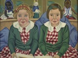 Fay & Jane Birkinshaw by Rita Angus