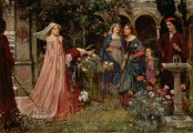 The Enchanted Garden by Waterhouse