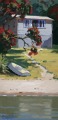 Island Bach Canvas Print by Simon Williams