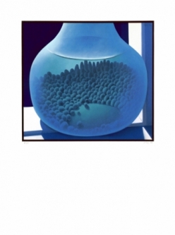 Stones In A Blue Bottle by Michael Smither