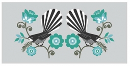 Look and Listen Fantail Print by Greg Straight