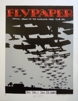Fly bys Vintage Screenprint by Arty Wright