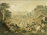 Interior of a Native Village by John Gilfillan
