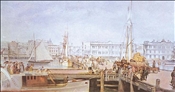Auckland From the Wharf 1887 by E. A. Gifford