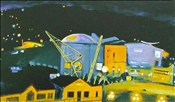 Wellington Nightime Painting by Roger Morris