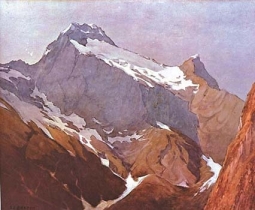 Mount Elliot on the Jervois Glacier by A.E. Baxter