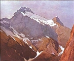 Mount Elliot on the Jervois Glacier by A.E. Baxter