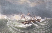 Astrolabe In a Storm by Louis Auguste de Sainson