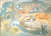Pembrokeshire Landscape by Frances Hodgkins