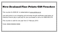 Postal Gift Voucher