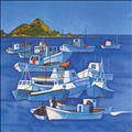 Boats, Island Bay by Rita Angus