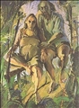 Huia Couple by Alan Pearson