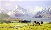 Musterers, Mt Cook by Peter Beadle