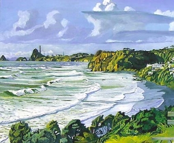 Oakura Beach by Marianne Muggeridge