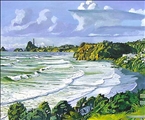 Oakura Beach by Marianne Muggeridge