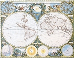 World Map 1660 by Frederik de Wit