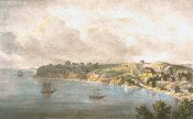 Commercial Bay & Barracks 1842 by P. Gauci