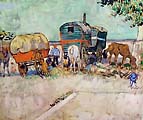 Caravans & Gypsies *Sale* by Vincent Van Gogh