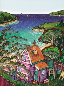 Fiona Whyte art print “Dreamer’s Beach”