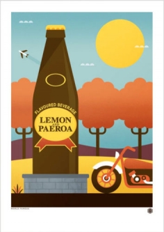 World Famous L&P Bottle Print by Greg Straight