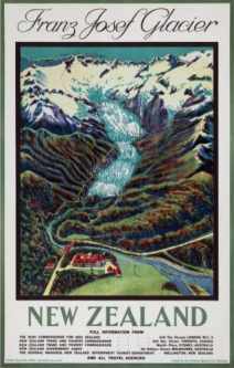 Vintage Tourism Poster “Franz Josef Glacier”