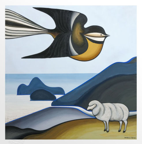 Pastoral Te Henga by Don Binney