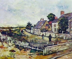Mont St. Michel by Maurice Utrillo
