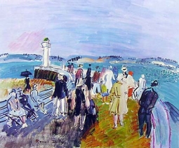 Raoul Dufy Print "Jetty at Honfleur"