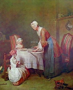Grace Before Meal by Jean Baptiste Chardin