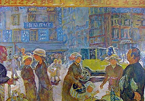 Place Clichy by Pierre Bonnard
