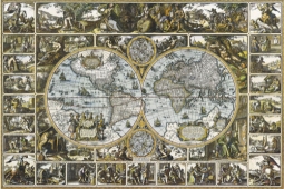 Magna Carta Mundi Vintage World Map Poster
