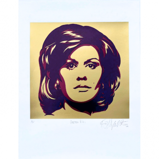 Golden Kiri - Screen Print for sale by NZ artists Mike Weston