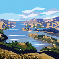 Lyttelton Harbour by Ira Mitchell (Copy)