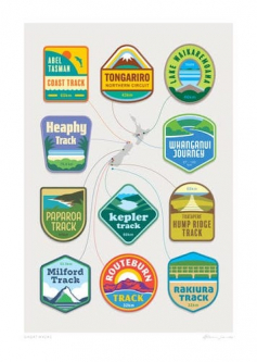 Great Walks Print by Glenn Jones