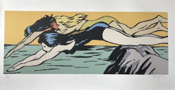 Diving Girls by Dick Frizzell